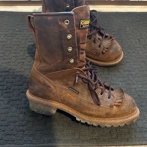 Men's size 10 2E Carolina logger work boots. Lightly use.